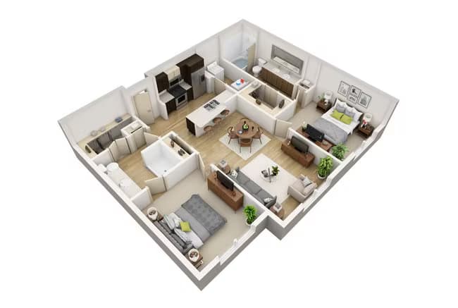 B2A 1056 floor plan
