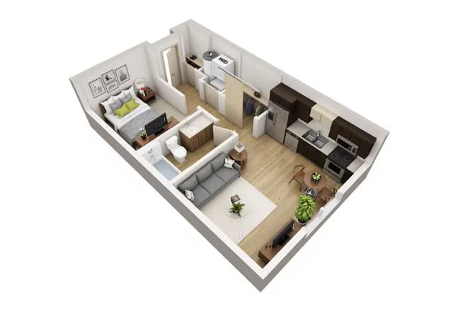 Studio - SMART 3084 floor plan