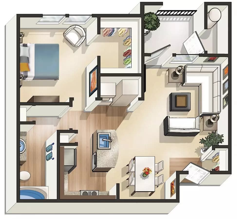 A1 floor plan