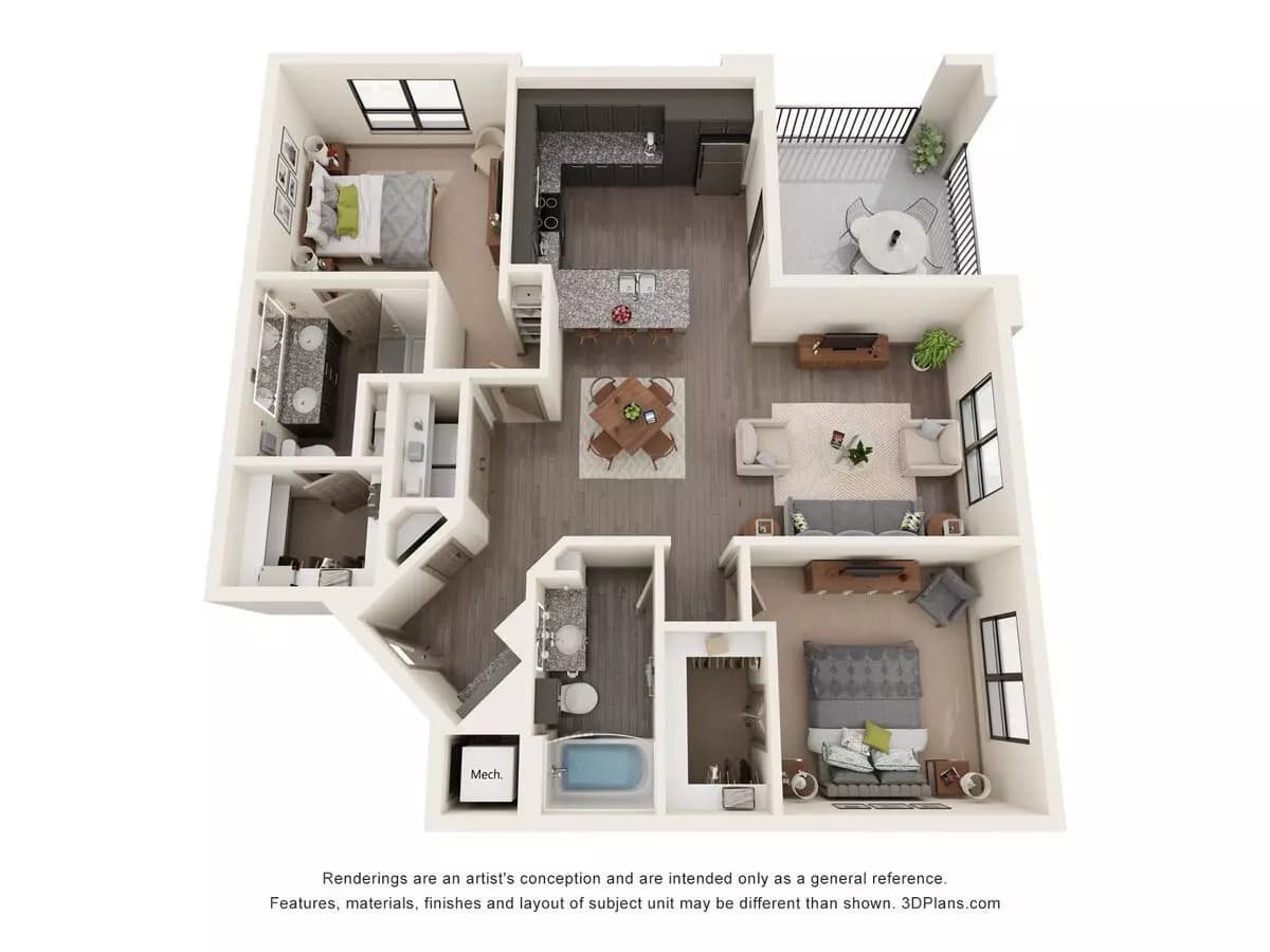 B3 1207 floor plan