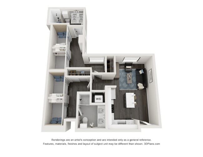 B1-SHARED Shared floor plan