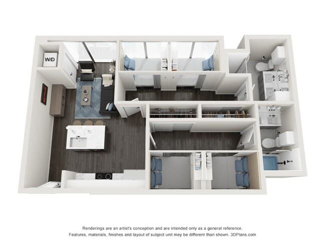B2-SHARED Shared floor plan