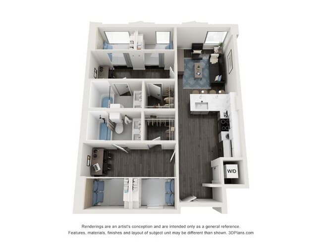 B5-SHARED Shared floor plan