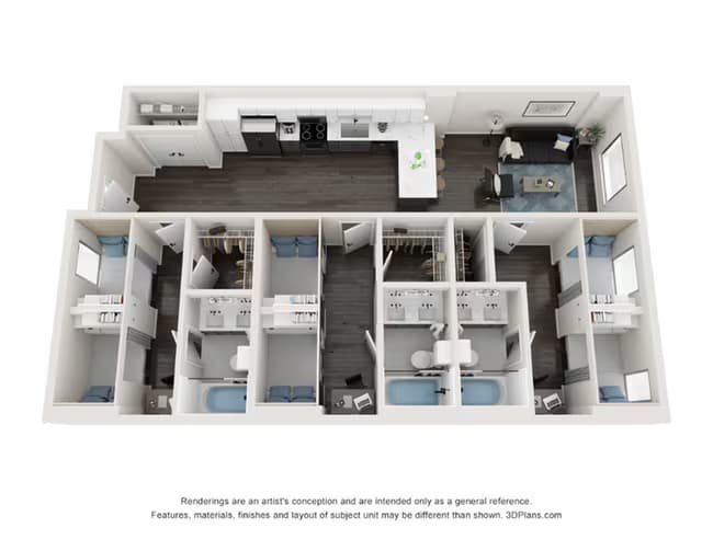 C2-SHARED Shared floor plan