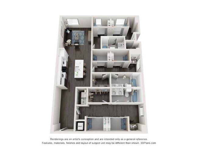 C3-SHARED Shared floor plan