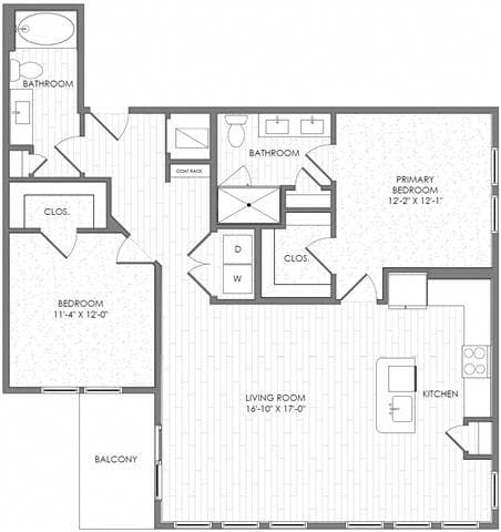 B3 401 floor plan