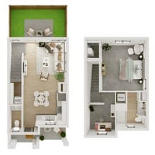 A2 + FLEX 125 floor plan