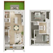 B3 + FLEX 064 floor plan