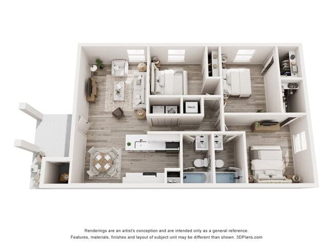 3x2 4422 floor plan