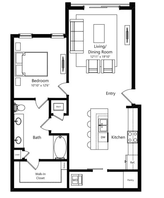 A2 1303 floor plan