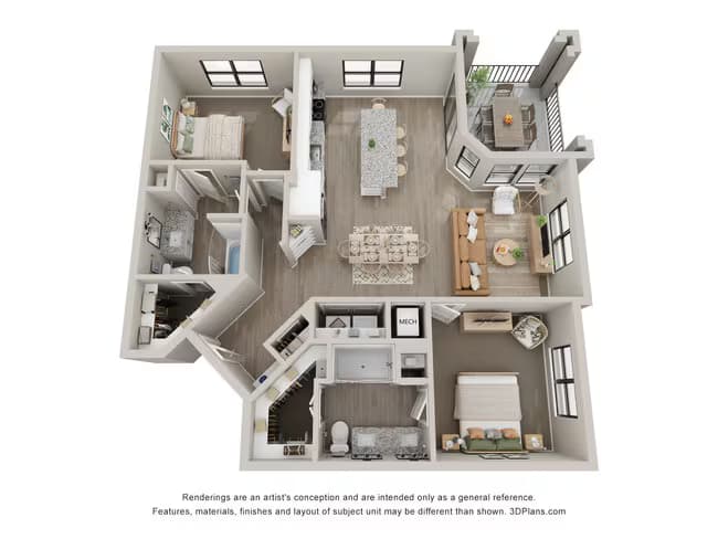 B3 1102 floor plan