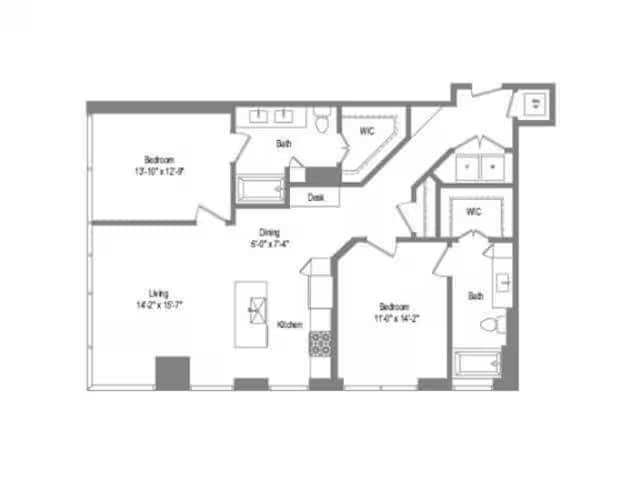 B4B 2110 floor plan