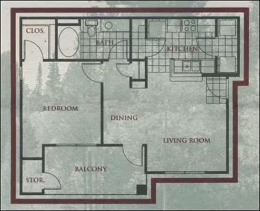Aspen 215 floor plan