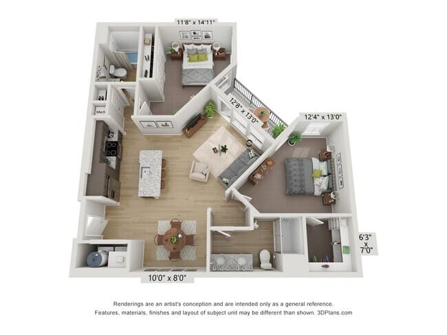 B3 - Garnet 3308 floor plan