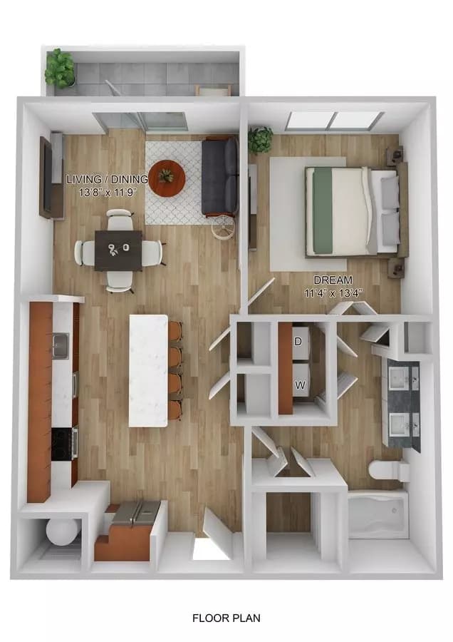 A1 2307 floor plan