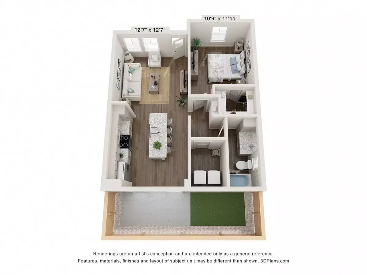 A1 507A floor plan