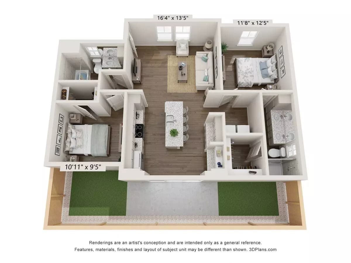 B1 540 floor plan