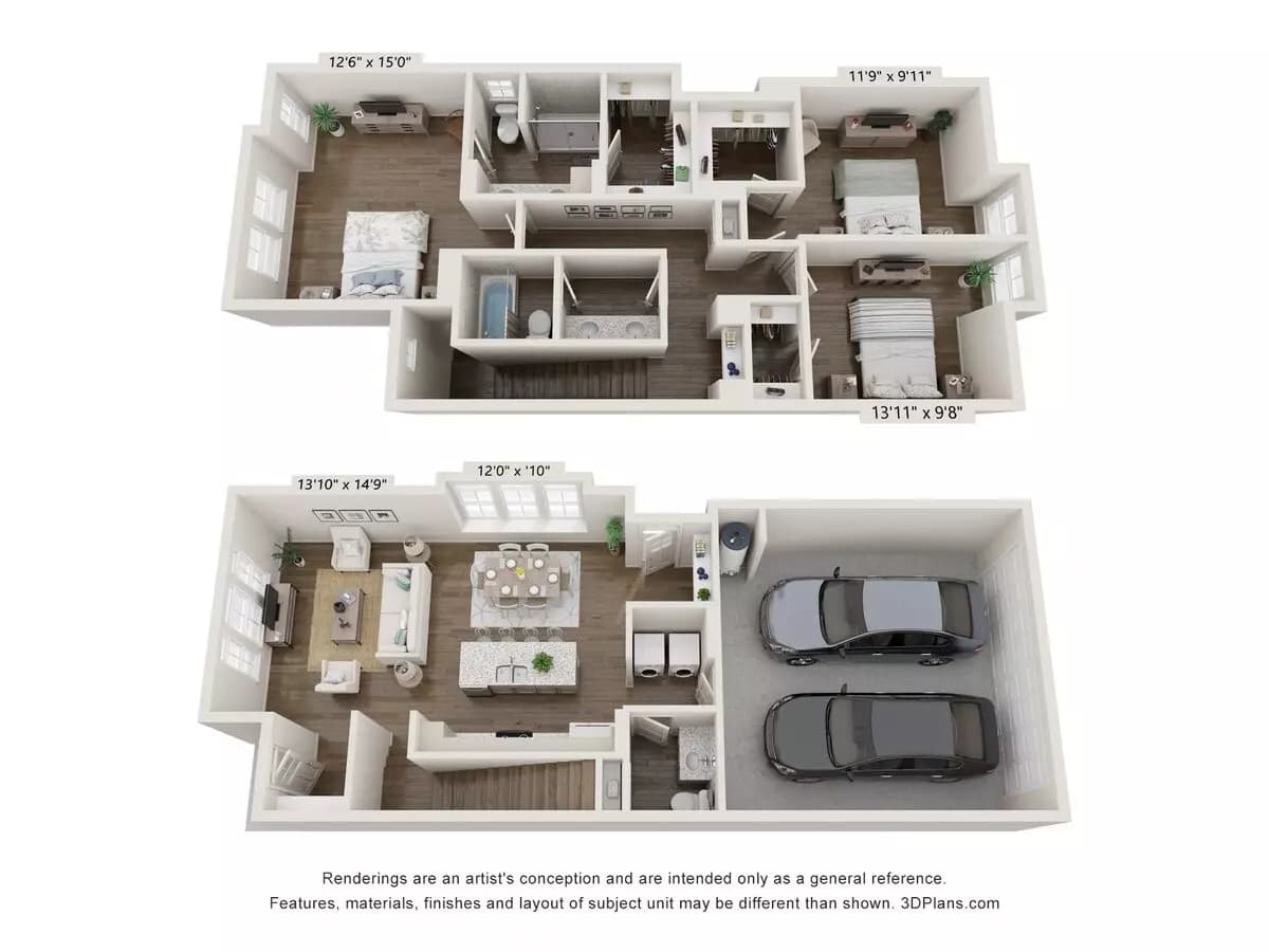 C1 403 floor plan