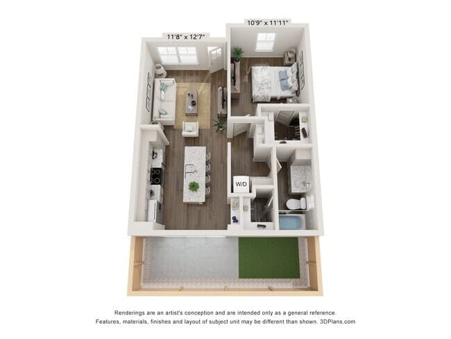 A1 104B floor plan