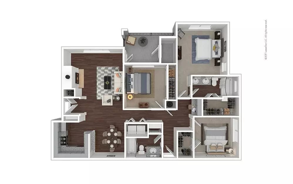 Warner C1 12-1224 floor plan