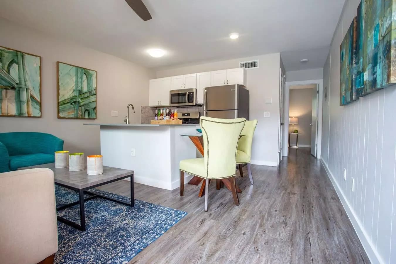 1BR/1BA floor plan