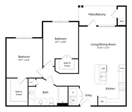 B1 - Bergstrom 0632 floor plan