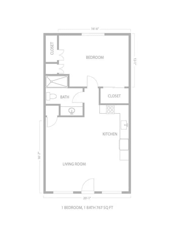 rroA1 RRO-207 floor plan