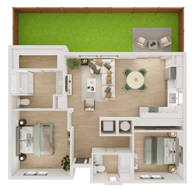 B 1086 floor plan