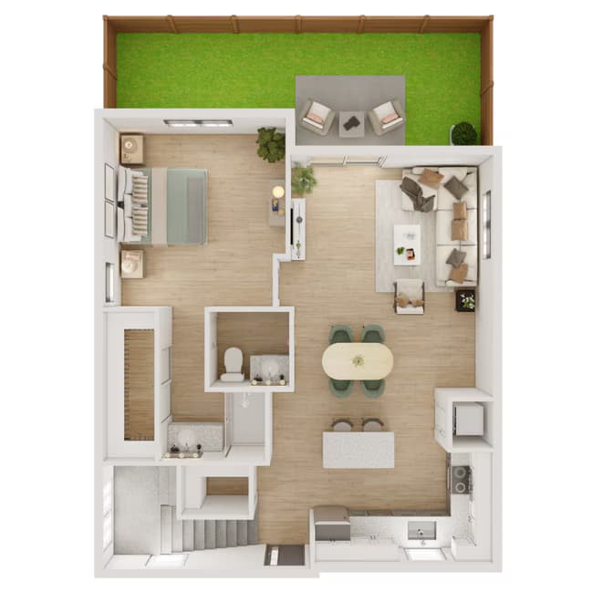 D 1100 floor plan
