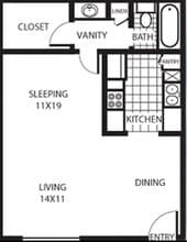 Efficiency floor plan
