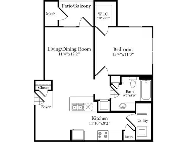 The Windsor 1031 floor plan
