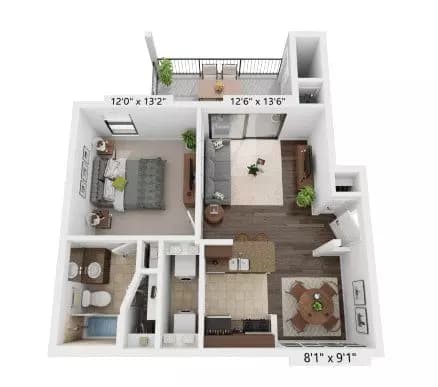 A2 9107 floor plan