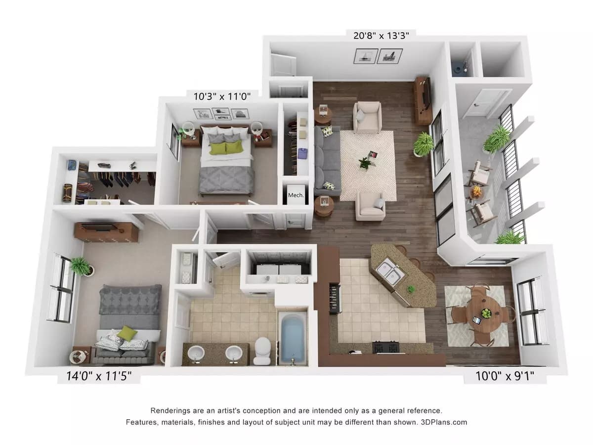 B1 12302 floor plan