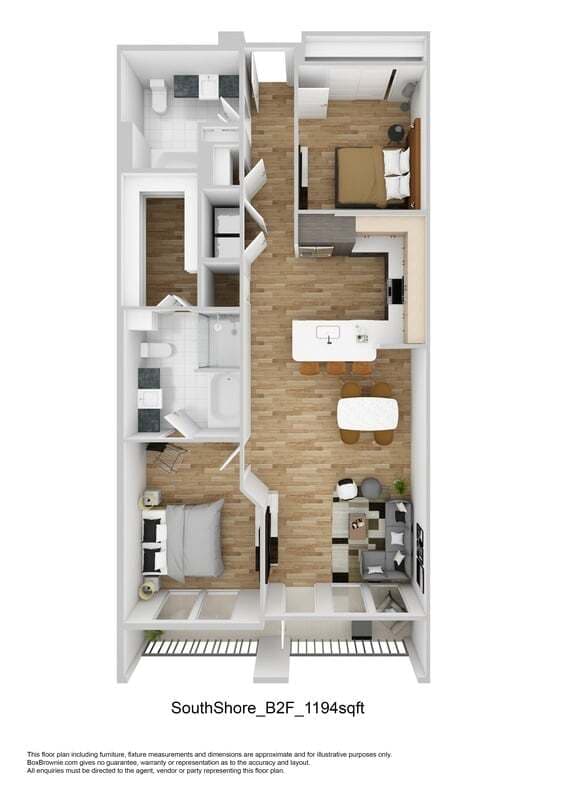 B2F 1560 floor plan