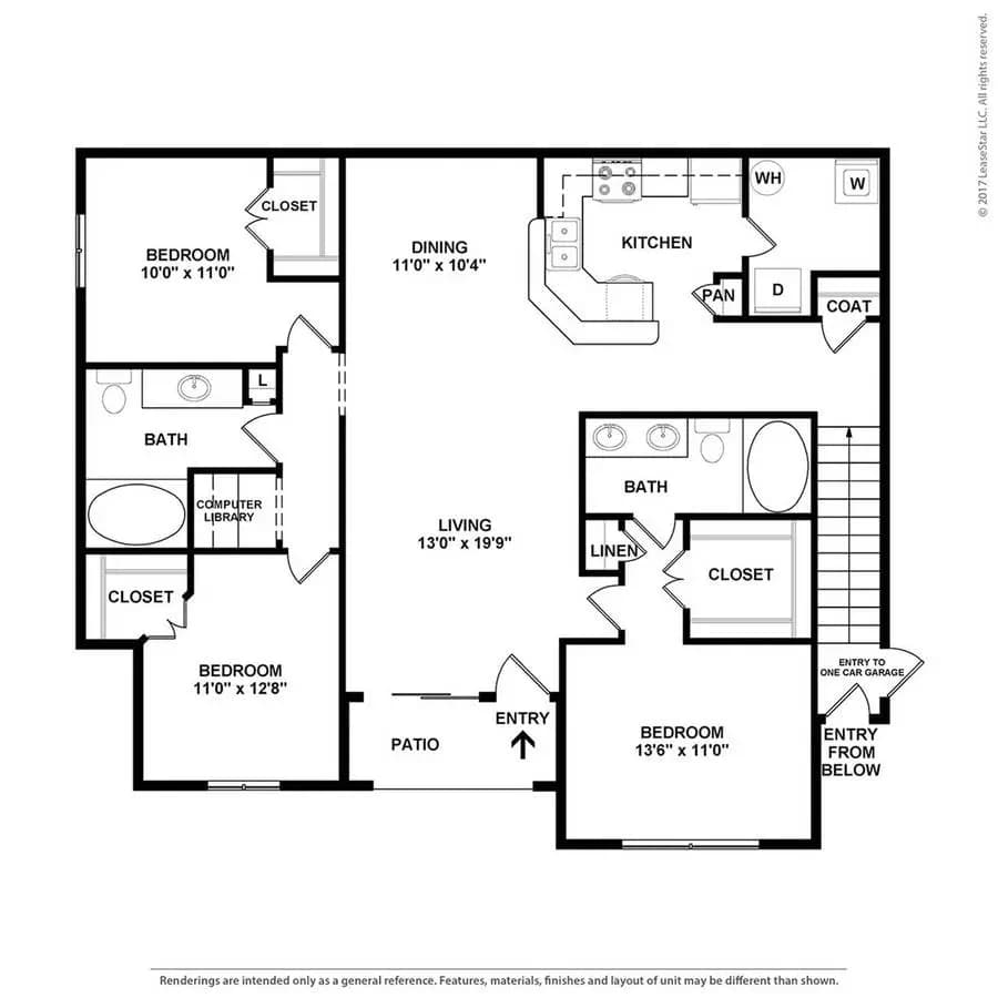 C1GS 12-1224 floor plan