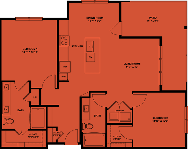 B2-Lotus 2202 floor plan