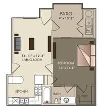 Unit 10205 10205 floor plan