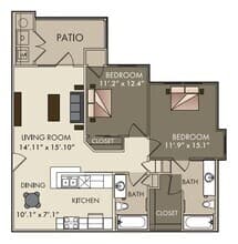B2E 11301 floor plan