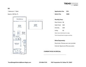 A3 1040 floor plan