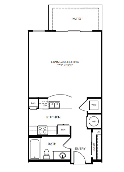 Unit 1031 4029 floor plan