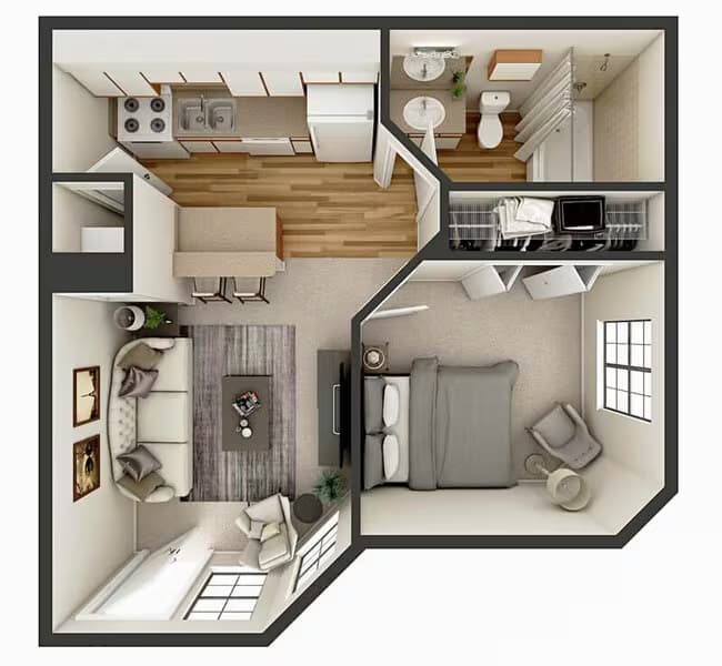 Unit 1116 1116 floor plan