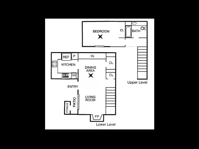 Unit 256 256 floor plan