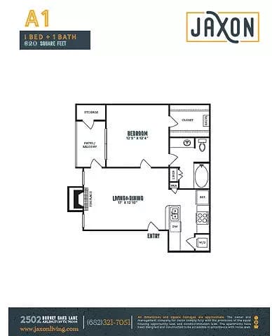A1 1115 floor plan