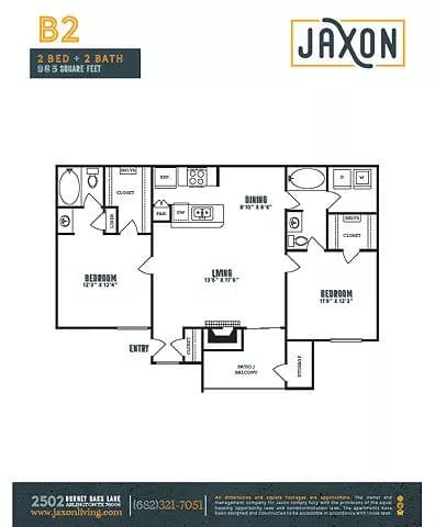 B2 1221 floor plan