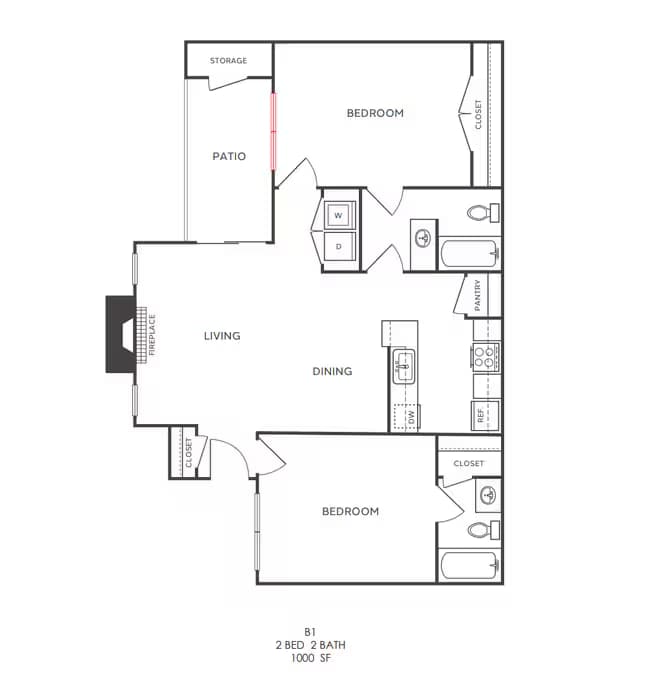 Unit 115 119 floor plan