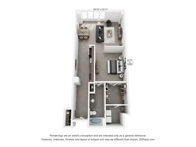 Unit 1714 1714 floor plan