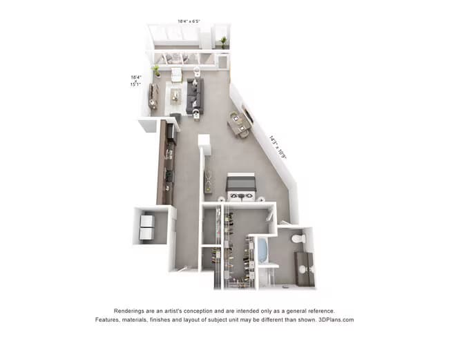 Unit 1810 1810 floor plan