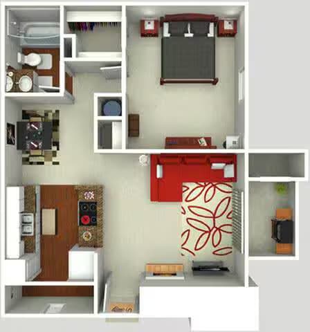 Unit 02B 02B floor plan
