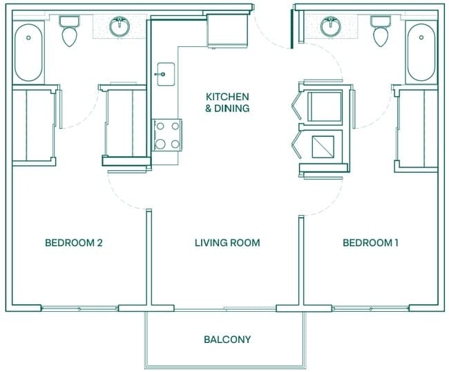 Unit C205 C205 floor plan