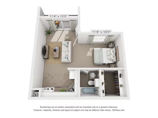E1 1491 floor plan